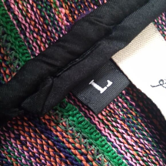 Pleasure Doing Business Colorful Mini Length Bandage Style Skirt Women's Large - Picture 4 of 12